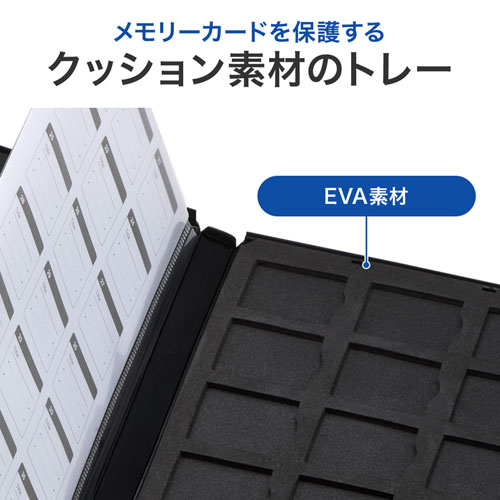 トールケース型SDカード収納ケース（36枚収納・両面収納タイプ）