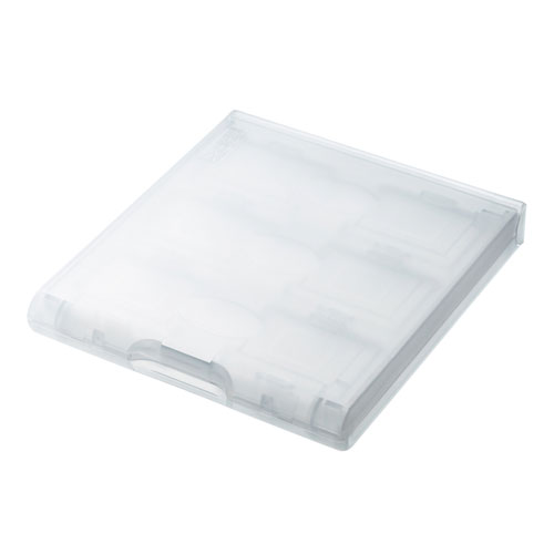 SDカードケース（12枚収納・クリア）