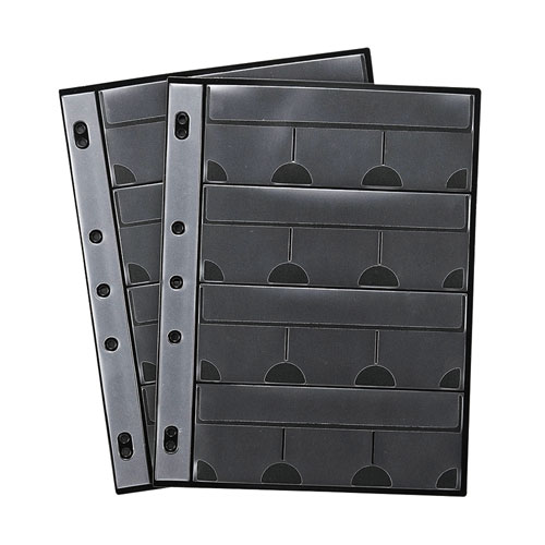 クリアケースに入れたまま収納可能なリングファイル式メモリーカードケース FC-MMC8BK サンワサプライ