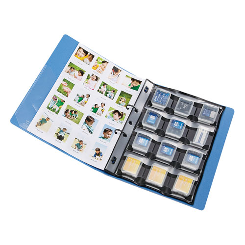 メモリーカードファイルシート（クリアケース用・3シート入り）