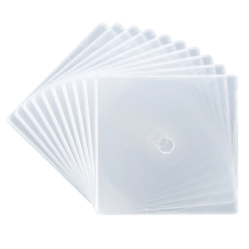 ディスクケース（1枚収納・5mm・CD・DVD・BD・クリア・収納・メディア・保管・スリム） FCD-11CN サンワサプライ