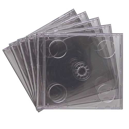 ディスクケース（10mm・ブラック・CD・DVD・BD・収納・保管・メディア・標準・プラスチック） サンワサプライ FCD-22BKN