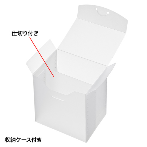 CD/DVD不織布ケース（ブルーレイディスク対応・収納ケース付き・25枚入り・クリア） FCD-FBDBX25CL サンワサプライ