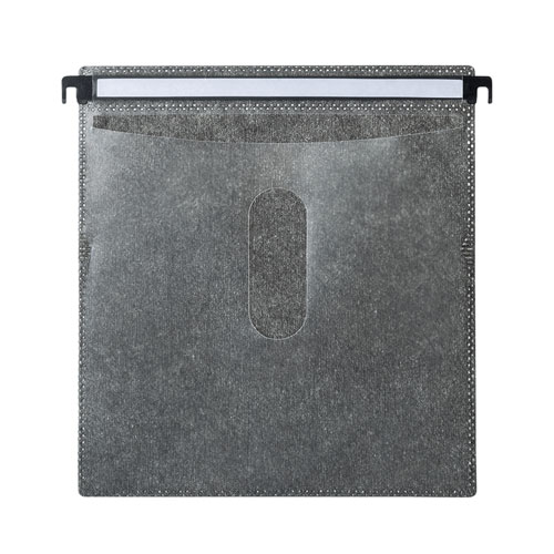 ブルーレイディスク対応ハンガー式不織布ケース（20枚入り・ブラック）