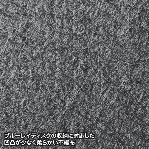 ブルーレイディスク対応ファイルケース（128枚収納・ブラック）