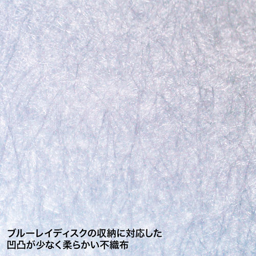 ブルーレイディスク対応ファイルケース（128枚収納・クリア）