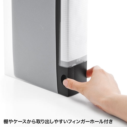 CDファイルケース（CD32枚＋インデックス32冊収納・ジャケット収納対応・Blu-ray対応・ブラック）