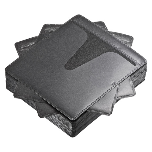 CD/DVD不織布ケース（ブルーレイディスク対応・50枚入り・ブラック） FCD-FNBD50BK サンワサプライ