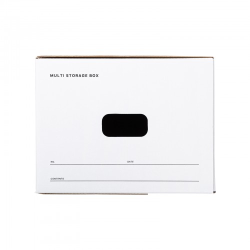 マルチ収納ボックスケース（段ボール製・組み立て式・5個入り・DVDトールケース用） FCD-MT6W サンワサプライ