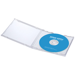 CDケース（10枚セット・DVD・クリア・10mm） サンワサプライ