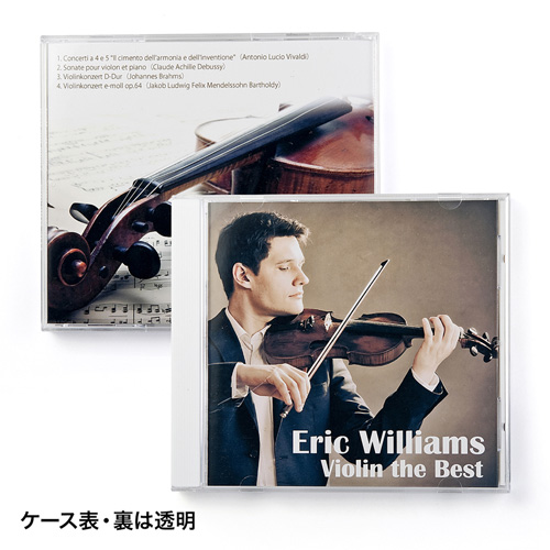 サンワサプライ】DVD・CDケース（30枚セット・ホワイト・10mm） FCD