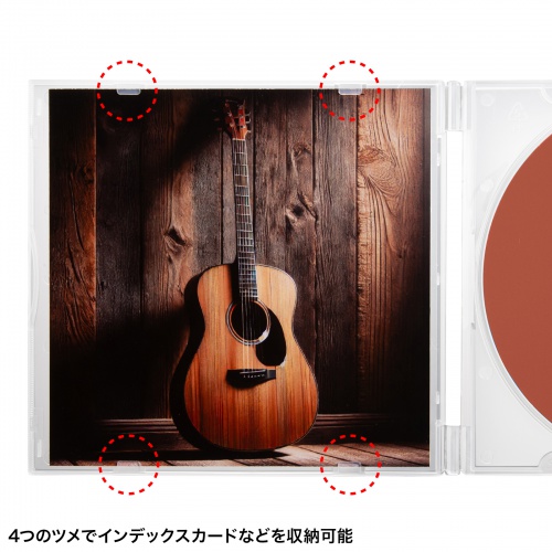 Blu-ray・DVD・CDケース（1枚収納・ソフトタイプ・10枚セット・クリア）