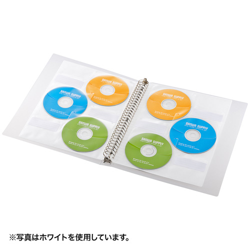 ディスク収納A4リフィルシート（BD対応・6枚収納・ブラック） FCD-RLBD30BK サンワサプライ