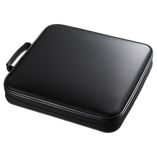 CDジャケット収納対応セミハードケース（160枚収納・ブラック）FCD-WLBD160BBK