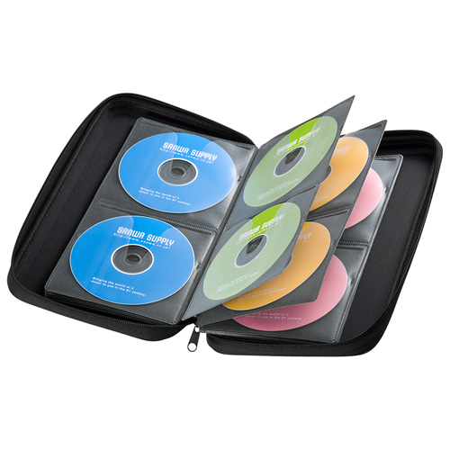 ブルーレイディスク対応セミハードケース（56枚収納・シルバー）