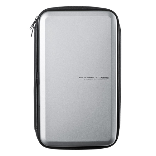 ブルーレイディスク対応セミハードケース（56枚収納・シルバー）