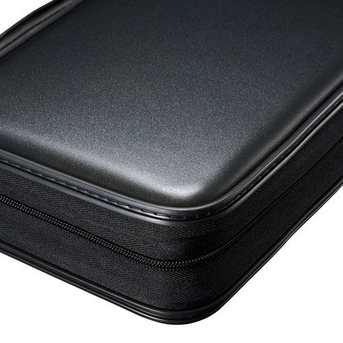 CDジャケット収納対応セミハードケース（96枚収納・ブラック） FCD-WLBD96BBK サンワサプライ