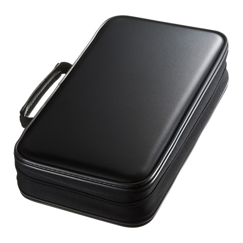 ブルーレイディスク対応セミハードケース（96枚収納・ブラック）　FCD-WLBD96BK　サンワサプライ