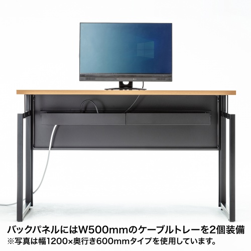 ワークデスク(木目・幅1400×奥行き600×高さ720mm) FDM-14060LM