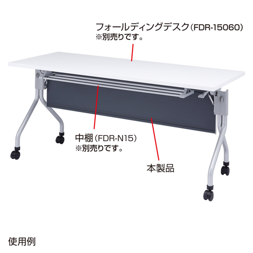 FDR-15045、15060用幕板（幅1500mm） サンワサプライ