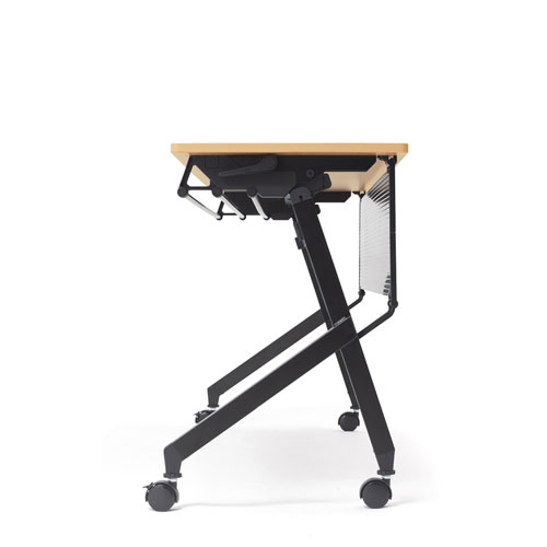 フォールディングデスク（木目・W1800×D450mm） FLD-18045M サンワサプライ