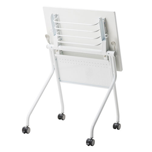 フォールディングデスク（スタッキング・ホワイト・W650×D500mm） FLD-6550WN サンワサプライ