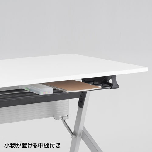フォールディングデスク（ホワイト・W750×D450mm）