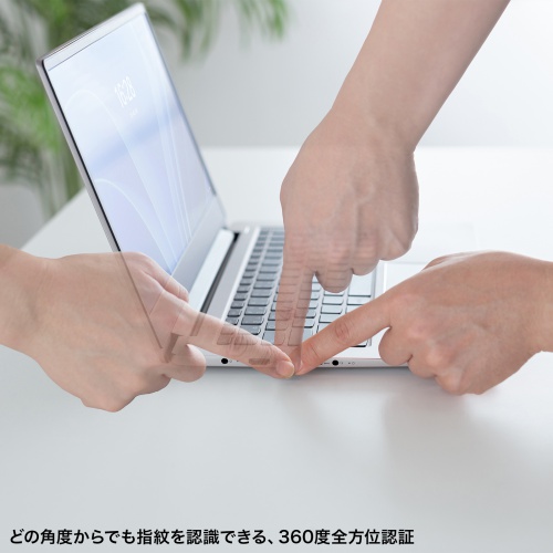 指紋認証リーダー｜Windows Hello/パスキー対応・USB-A・MoC