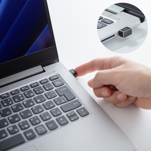 指紋認証リーダー｜Windows Hello/パスキー対応・USB-A・MoC