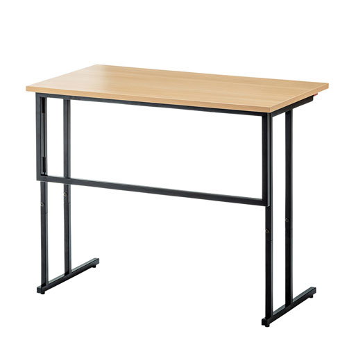 折りたたみデスク（木目・W870×D480×H700mm）