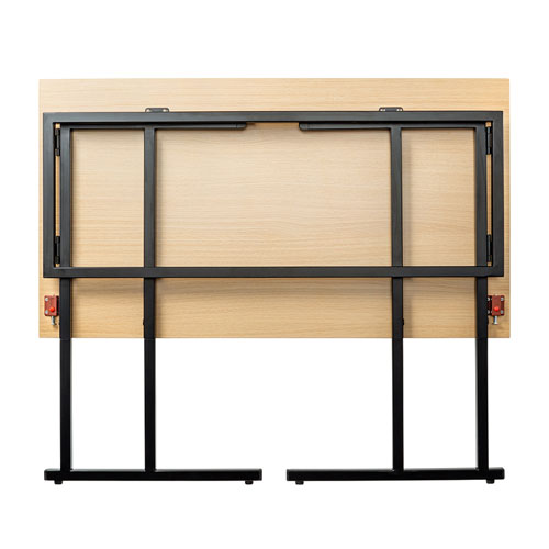 折りたたみデスク（木目・W870×D480×H700mm）