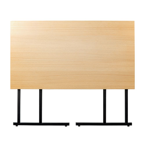 折りたたみデスク（木目・W870×D480×H700mm）