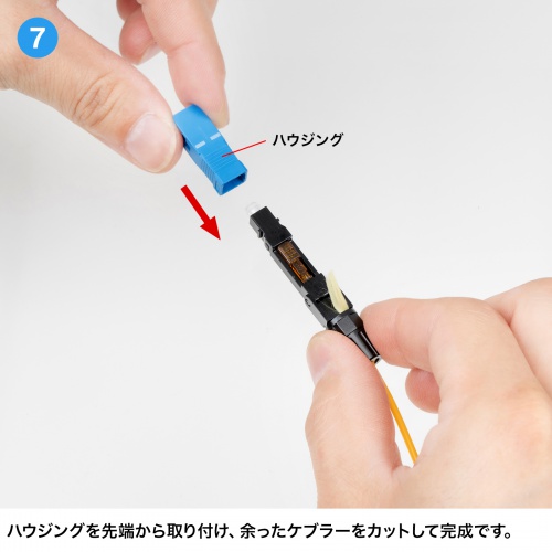 光ファイバーファストSCコネクタ（シングルモード）