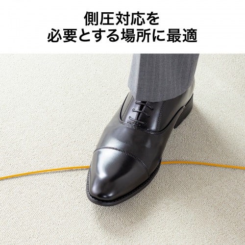 光ファイバーケーブル（3m・1芯・光通信ケーブル・光ケーブル・シングルモード・SC-SC・両端SCコネクタ・アーマード・光回線ONU・難燃性・IE60332-1・イエロー）