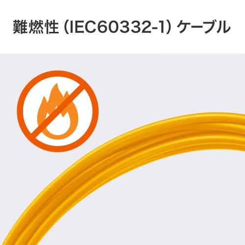 光ファイバーケーブル（5m・1芯・光通信ケーブル・光ケーブル・シングルモード・SC-SC・両端SCコネクタ・アーマード・光回線ONU・難燃性・IE60332-1・イエロー）
