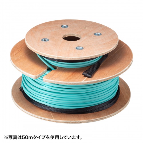 光ファイバケーブル（コード集合型・OM3・10GBASE-SR/SW規格・10Gbps・マルチモード・LC×2-LC×2・2芯・50μm・300m）