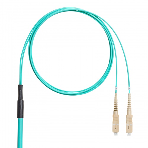 コード集合型光ファイバケーブル（マルチ50μmOM3・両端SC×2・50m）