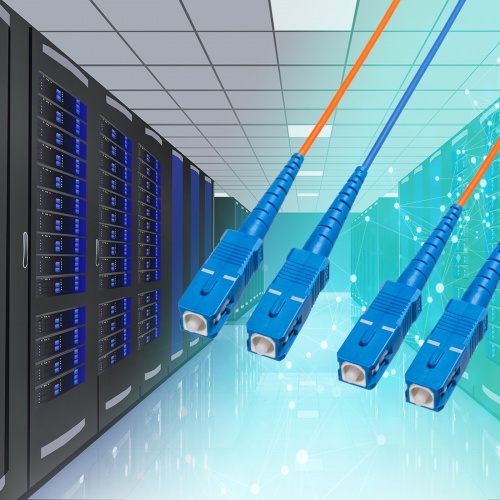 光ファイバーケーブル 150m｜SC‑SC・OS2・LSZH難燃・２芯