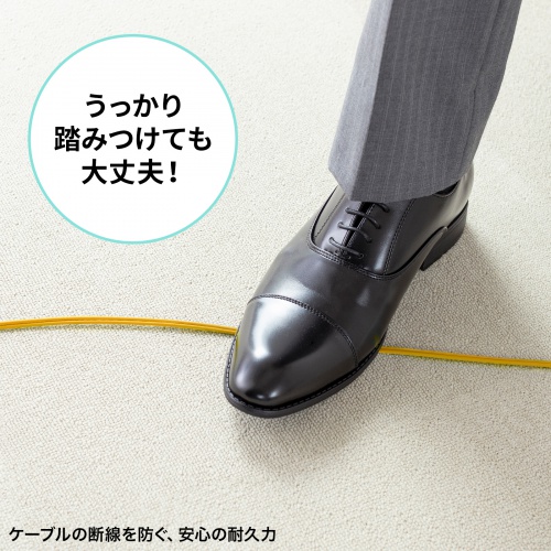 光ファイバケーブル（補強メガネ型・2芯・シングルモード・9μm・LC×2-LC×2・10ギガ・3m）