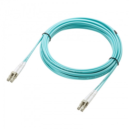 光ファイバケーブル（補強メガネ型・2芯・マルチモード・OM3・50μm・LC×2-LC×2・10ギガ・10m）