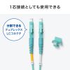 光ファイバケーブル（OM4・10GBASE-SR/SW規格・10Gbps・マルチモード・LC×2-LC×2・メガネ型・2芯・50μm・ショートブーツ・30m）