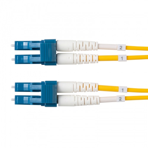 光ファイバケーブル（OM2・10GBASE-LR/ER/ZR規格・10Gbps・シングルモード・LC×2-LC×2・メガネ型・2芯・9μm・ショートブーツ・10m）