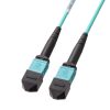 MPO光ファイバケーブル（マルチモード・50μm・OM3・MPO-MPO・12芯・B配線・3m）