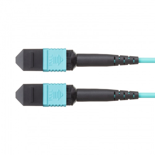 MPO光ファイバケーブル（マルチモード・50μm・OM3・MPO-MPO・12芯・B配線・3m）