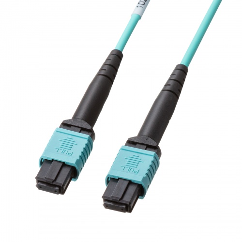 MPO光ファイバケーブル（マルチモード・50μm・OM3・MPO-MPO・12芯・B配線・3m）