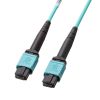 MPO光ファイバケーブル（マルチモード・50μm・OM3・MPO-MPO・12芯・B配線・10m）
