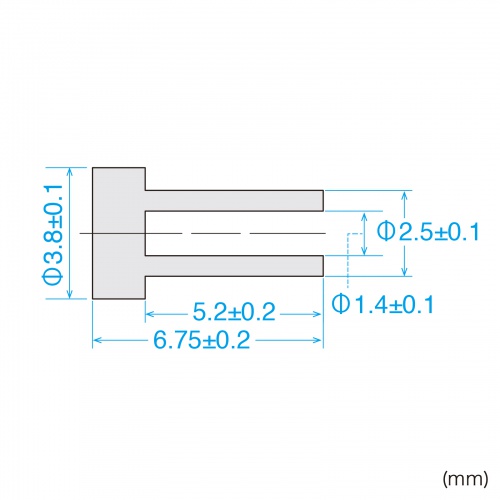 LCコネクタキャップ（光ファイバーケーブル・フェルール用・10個入り）