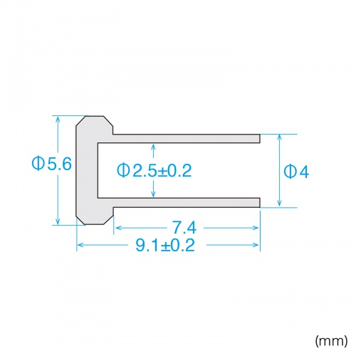 SCコネクタキャップ（光ファイバーケーブル・フェルール用・10個入り）