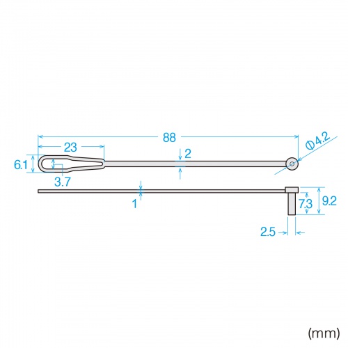 LCコネクタキャップ（脱落防止タイプ・光ファイバーケーブル・フェルール用・10個入り）