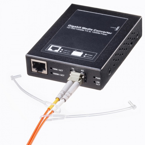 LCコネクタキャップ（脱落防止タイプ・光ファイバーケーブル・フェルール用・10個入り）